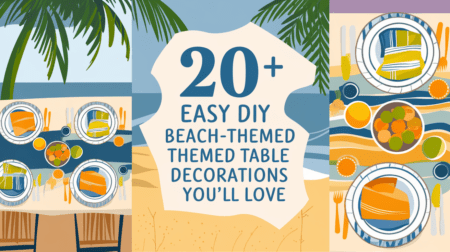 20+ Easy DIY Beach-Themed Table Decorations Ideas You’ll Love