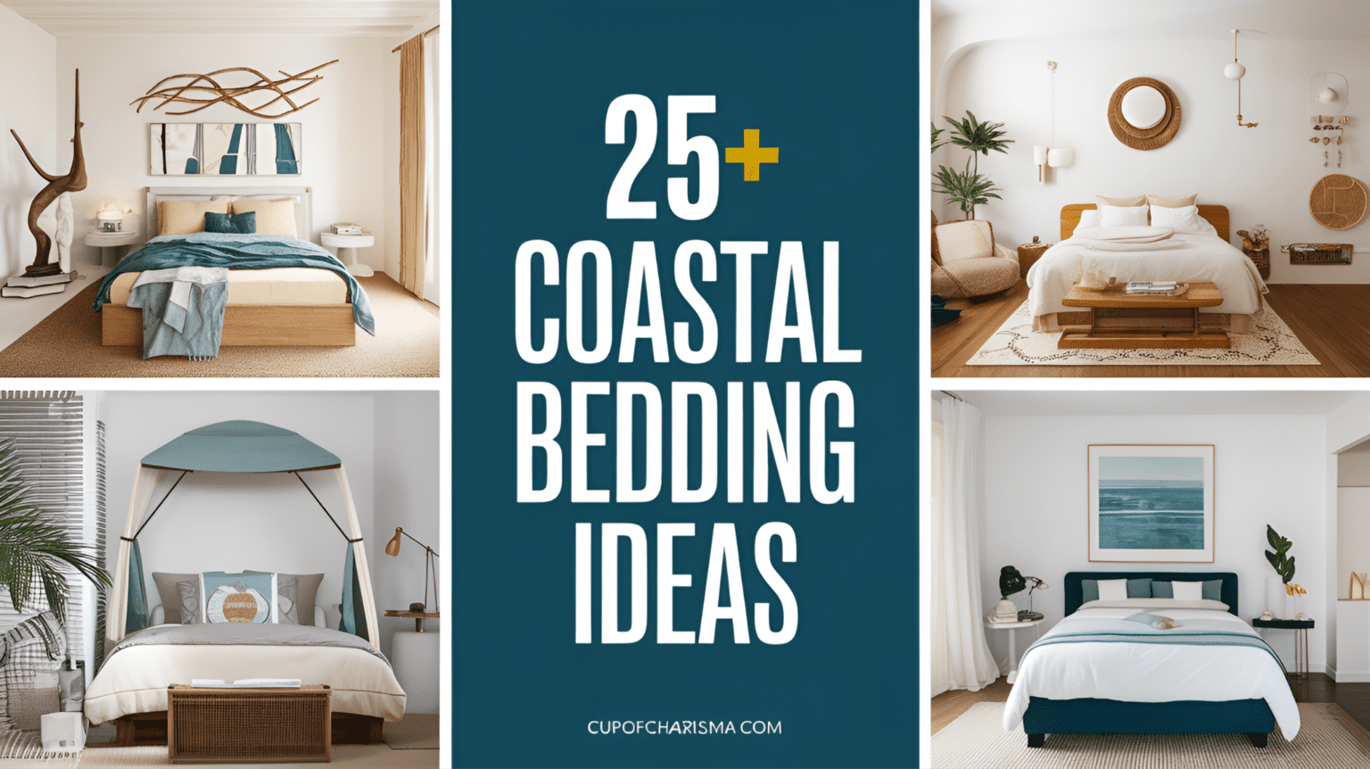 25+ Coastal Bedding Ideas for a Relaxing Beach House Vibe