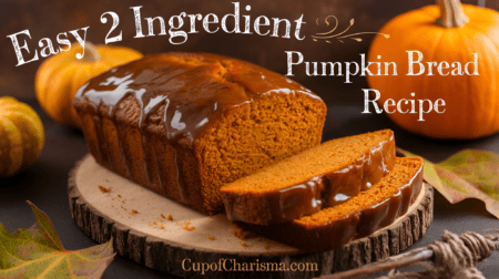 Easy 2 Ingredient Pumpkin Bread Recipe