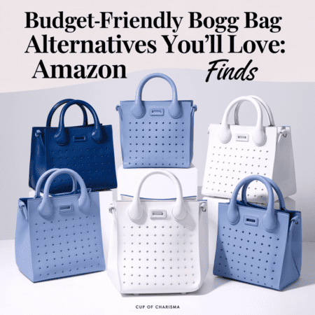 Image of various budget-friendly Bogg Bag alternatives with text overlay: "Budget-Friendly Bogg Bag Alternatives You'll Love: Amazon Finds."