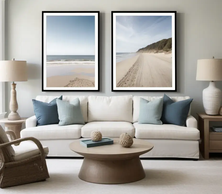 Framed Beach Photographs