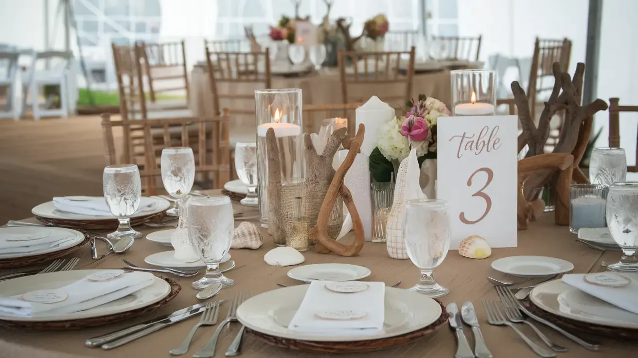 Beach-Themed Table