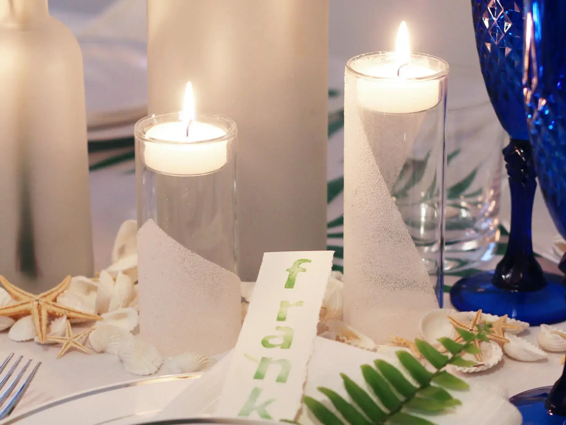 DIY Beach Candles