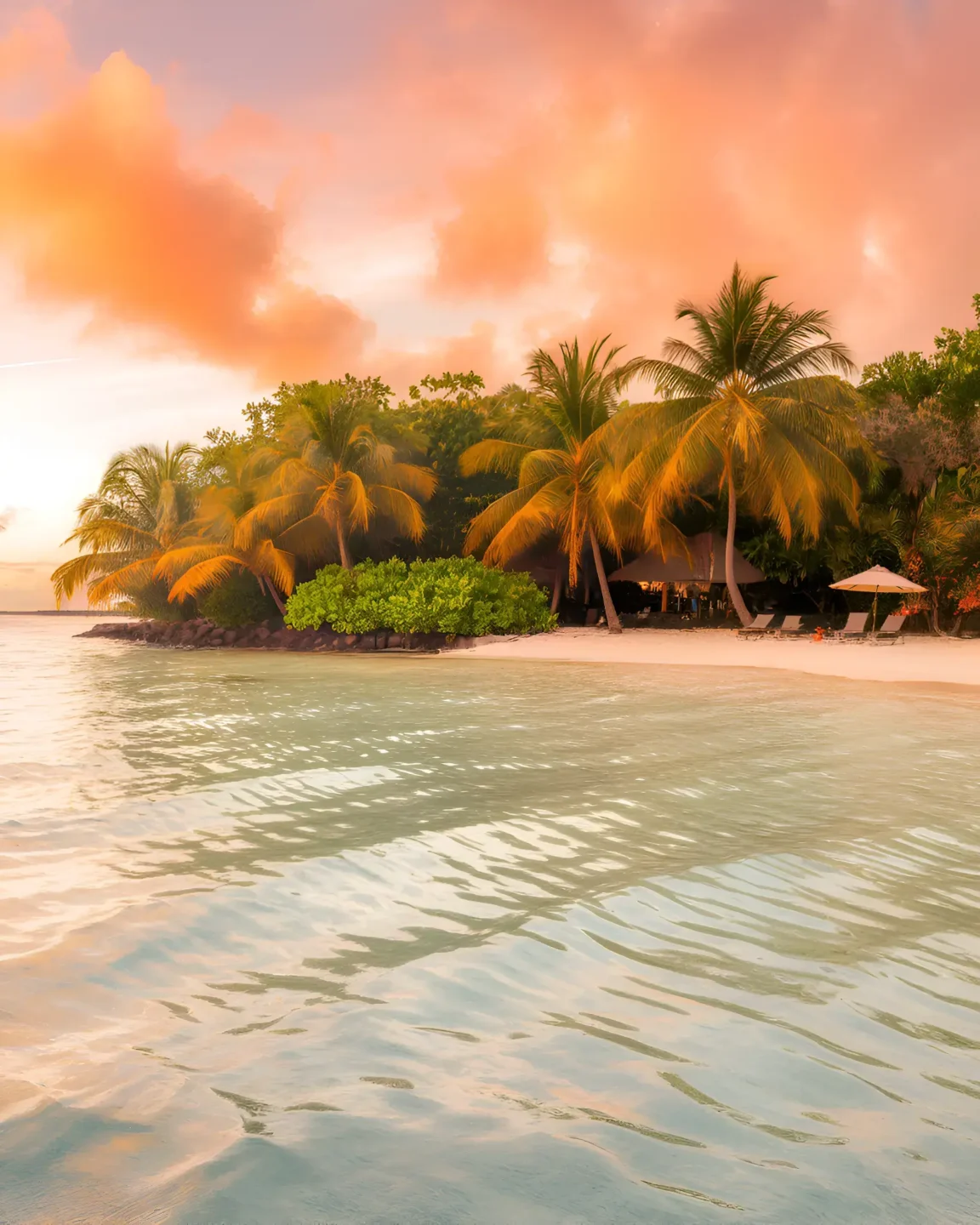 Tropical Beach Scenes Poster