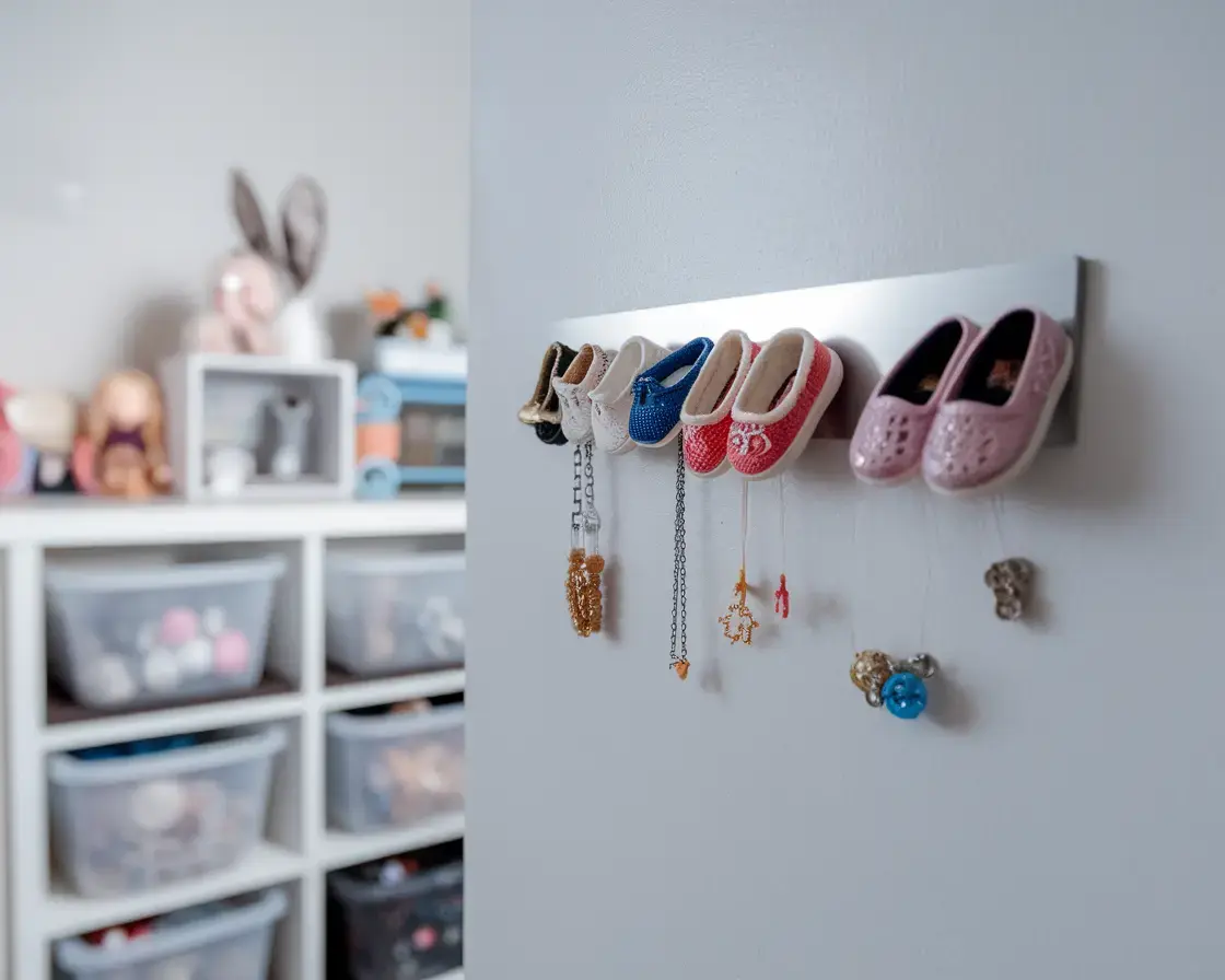 Magnetic Wall Strip for Small Accessories