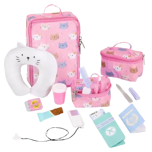 Travel Packing Cubes for Doll Clothes