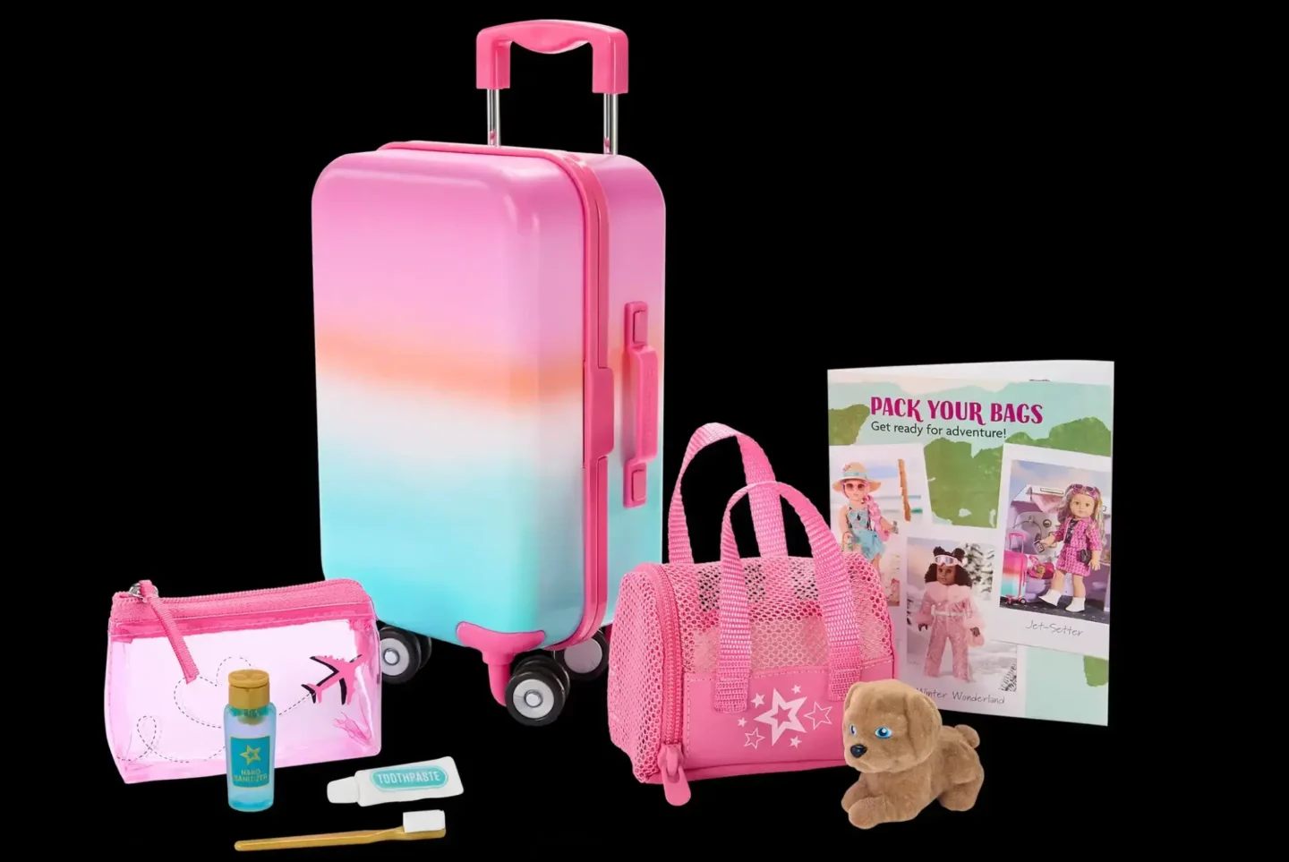 Rolling Suitcase for Dolls