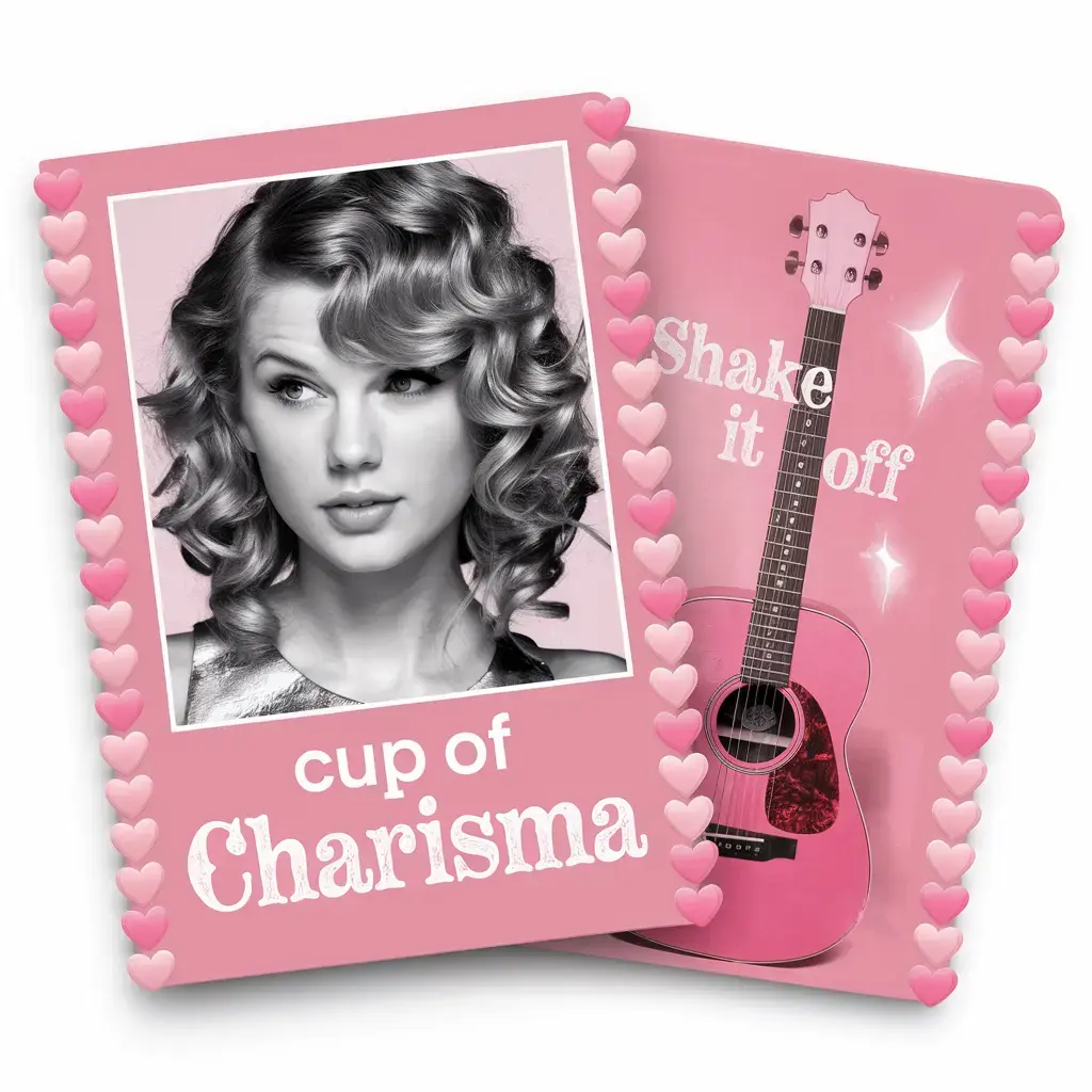 Image of a Notebook WIth the Cover photo of Taylor Swift