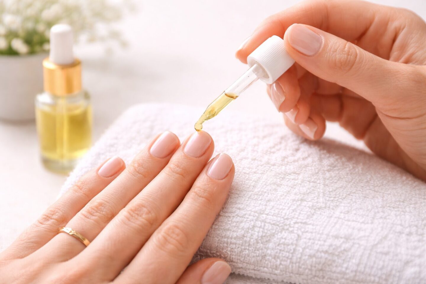 Cuticle oil aftercare for longer-lasting manicures