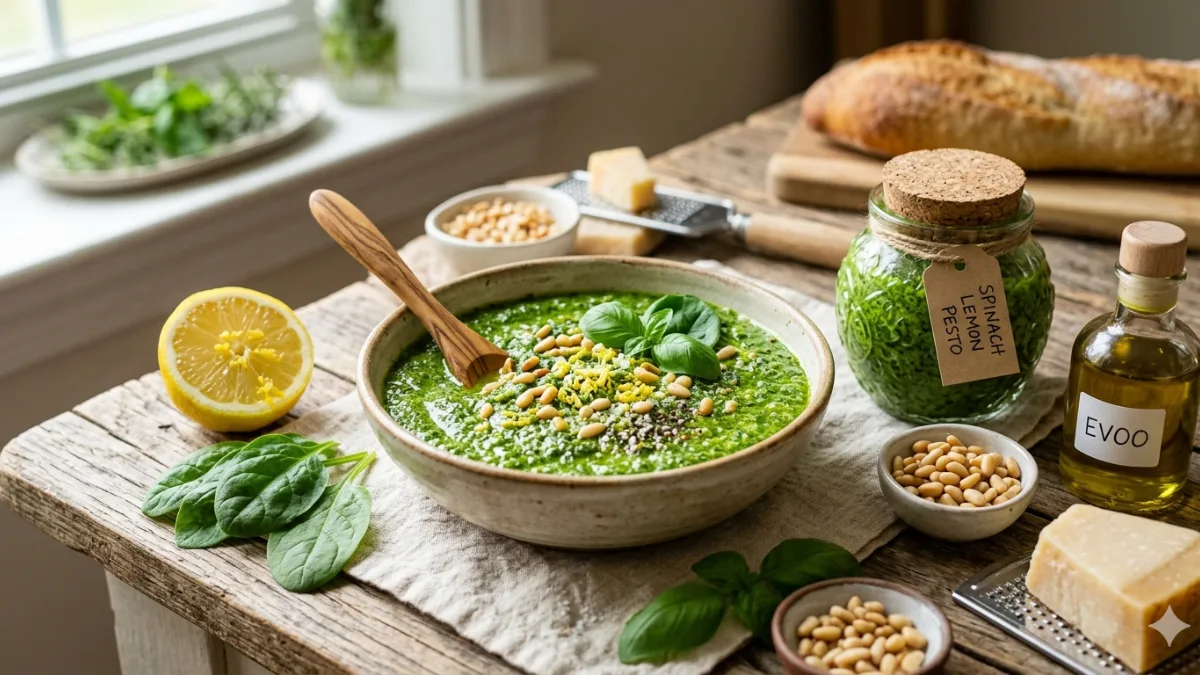 Spinach Lemon Pesto